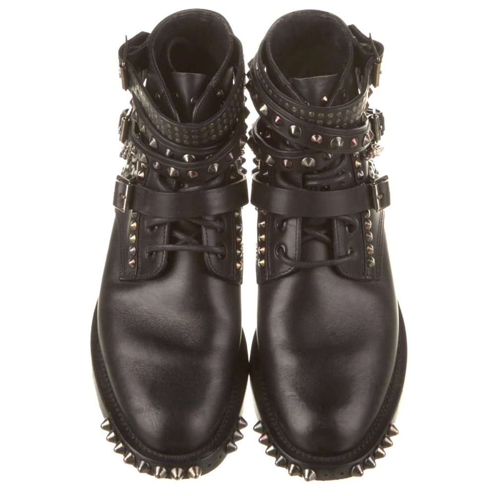 Hedi Slimane Era Saint Laurent Paris FW13 Studded Ankle Boots IT 39 / US 8.5